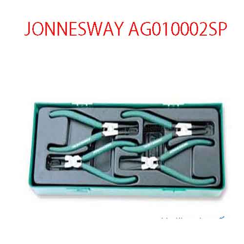 Khay 4 chiếc kìm phe bung/bóp 7 inch(175mm) JONNESWAY AG010002SP