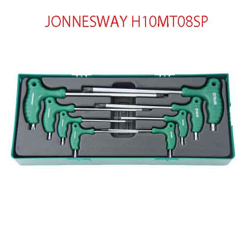 Khay 8 tay T hoa thị 6 cánh 2 kiểu đầu vặn JONNESWAY H10MT08SP