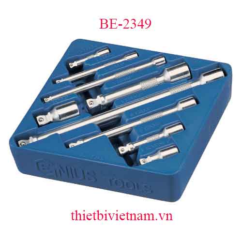 KHAY CHỨA BỘ THANH NỐI DÀI ĐẦU 1/4, 3/8 & 1/2 INCH 9 CHIẾC BE-2349