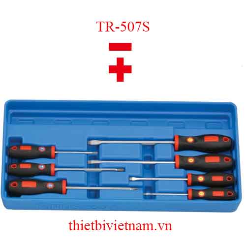 KHAY CHỨA BỘ TUỐC NƠ VÍT ĐA NĂNG 7 CHIẾC LOẠI 2, 4 CẠNH TR-507S