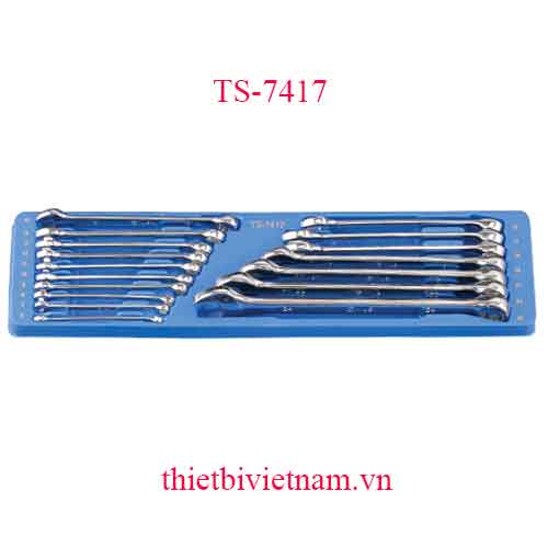 KHAY CHỨA DỤNG CỤ CỜ LÊ ĐẦU TRÒNG ĐẦU MỞ LOẠI BÓNG HỆ MÉT 17 CHIẾC TS-7417