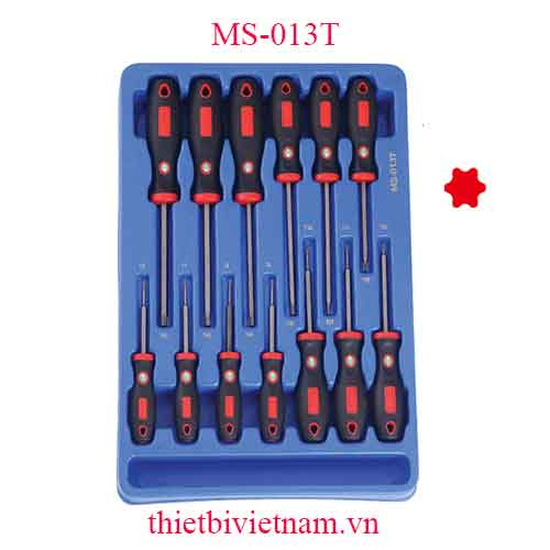 KHAY ĐỰNG BỘ TUỐC NƠ VÍT ĐA NĂNG ĐẦU SAO 13 CHIẾC MS-013T