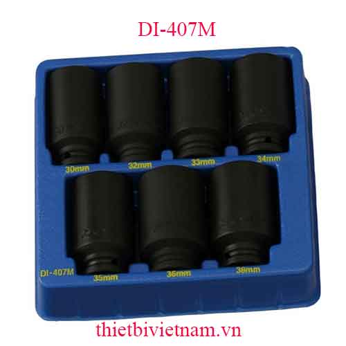 KHAY ĐỰNG KHẨU 1/2 INCH LOẠI DÀI 7 CHIẾC HỆ MÉT DI-407M