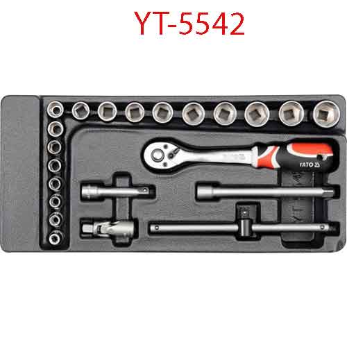 Khay nhựa 22 đầu tuýp 3/8