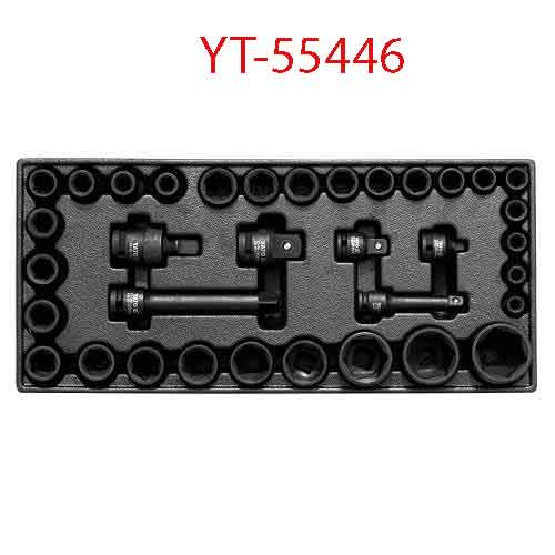 Khay nhựa Bộ khẩu đen mở ốc bulông  35PC YATO YT-55446