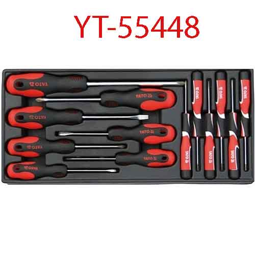 Khay nhựa Bộ Tuốc-nơ-vít 13 cái YATO YT-55448