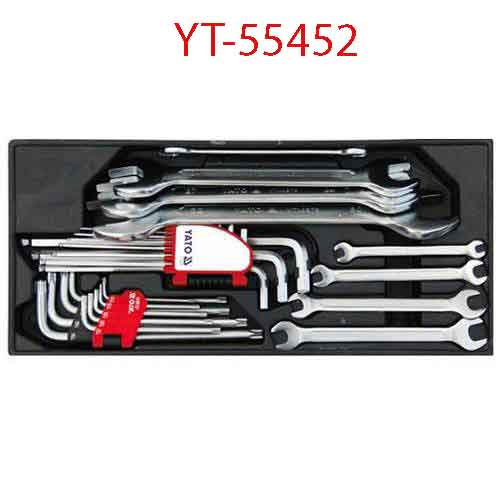 Khay nhựa cờ lê và Bộ Lục giác 26 cái YATO YT-55452