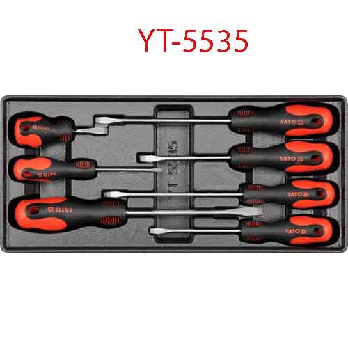 Khay nhựa tuốc nơ vít 7 chiếc YATO YT-5535