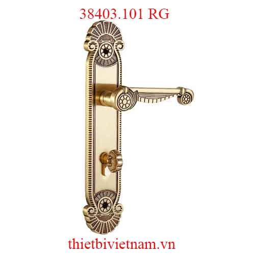 Khóa cửa bằng đồng VICKINI 38403.101 RG dài 304