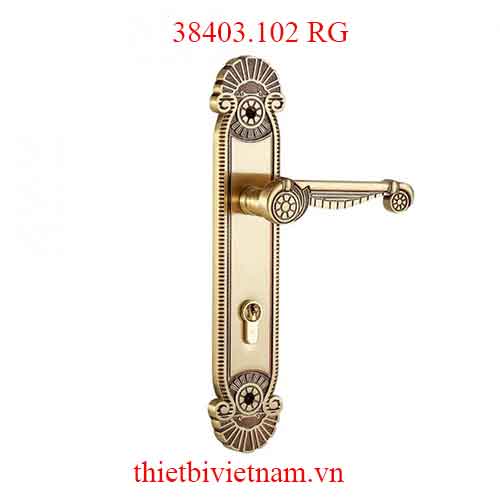 Khóa cửa bằng đồng VICKINI 38403.102 RG dài 304