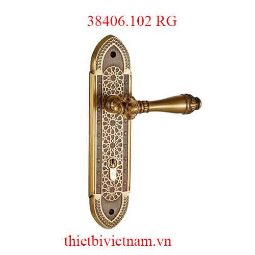 Khóa cửa bằng đồng VICKINI 38406.102 RG dài 282