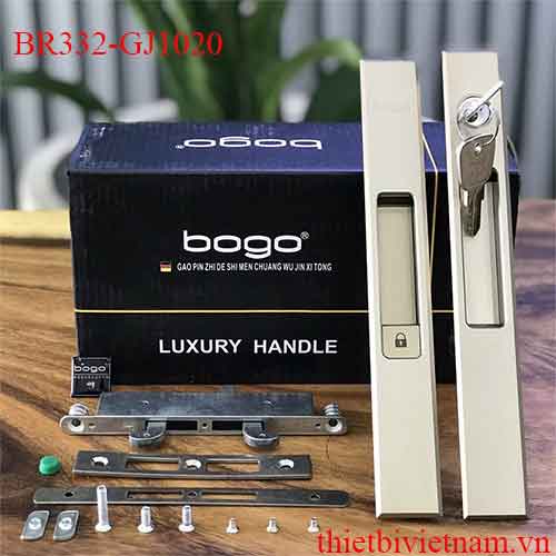 Khóa cửa đi lùa tay nắm âm có chìa BR332-GJ1020 Bogo