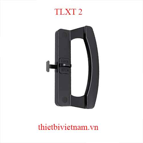 Khóa cửa lùa chữ D nhỏ Draho TLXT 2 màu xám, bạc, đen