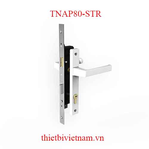 Khóa đơn điểm cửa nhôm AP80 Huy Hoàng màu trắng TNAP80-STR