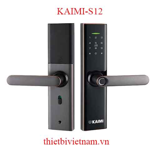 Khóa Kaimi 4 in 1 cho cửa gỗ bản nhỏ model KAIMI-S12