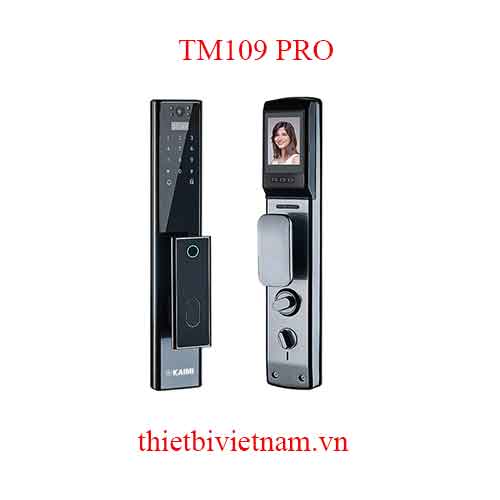 Khóa Kaimi TM109 PRO 5 in 1 cho cửa gỗ kèm chuông + camera