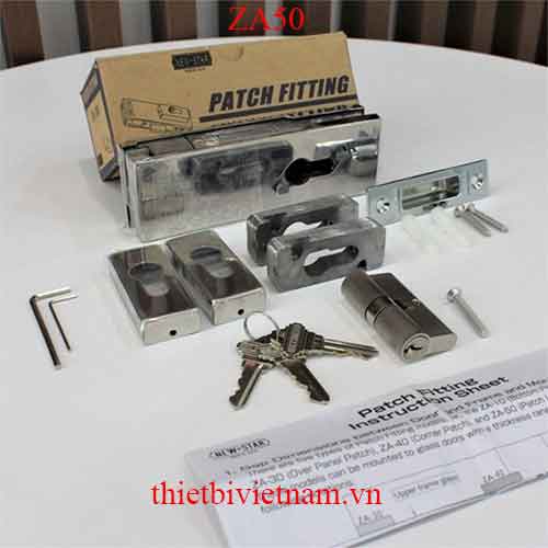 Khóa sàn cửa kính Newstar ZA50 (Nhật xịn)