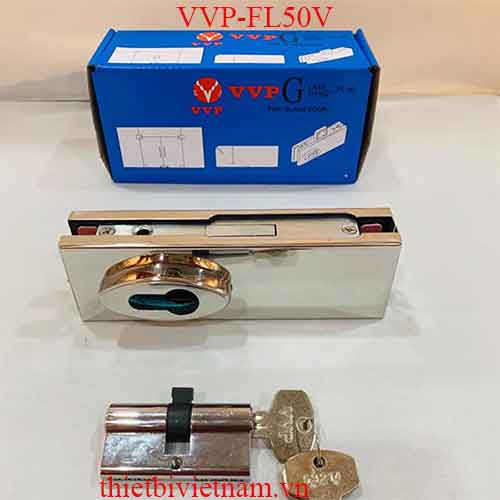 Khóa sàn cửa kính VVP model VVP-FL50V màu vàng