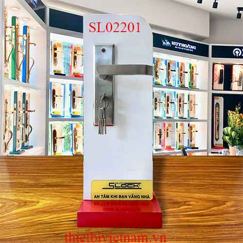 Khóa Slock Thái Lan SL02201 inox 304 dập 1.5ly dài 200mm