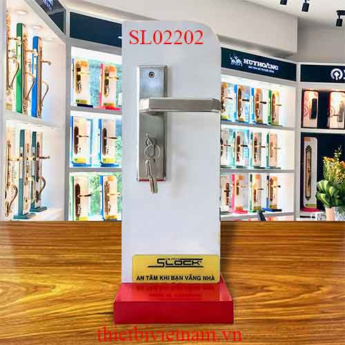 Khóa Slock Thái Lan SL02202 inox 304 đúc 3ly dài 200mm