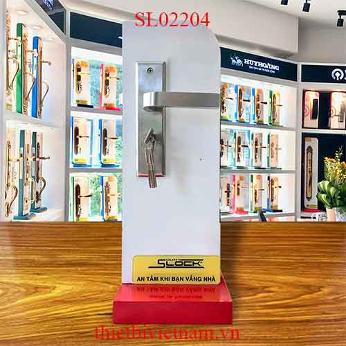 Khóa Slock Thái Lan SL02204 inox 304 đúc 3ly dài 200mm