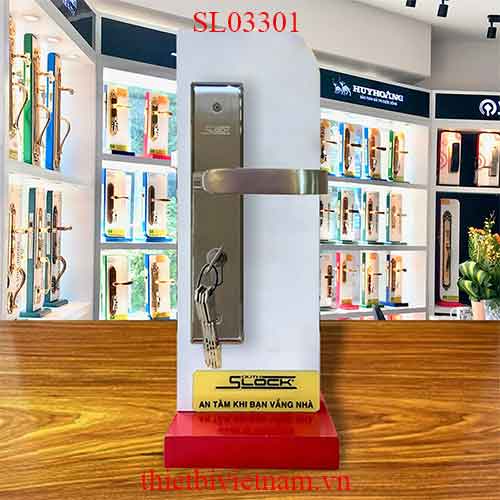 Khóa Slock Thái Lan SL03301 inox 304 đúc 3ly dài 300mm