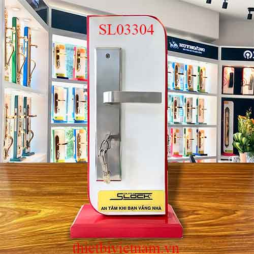 Khóa Slock Thái Lan SL03304 inox 304 đúc 3ly dài 300mm