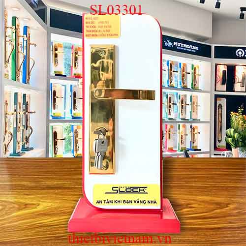 Khóa Slock Thái SL03301 PVD inox 304 đúc 3ly dài 300mm