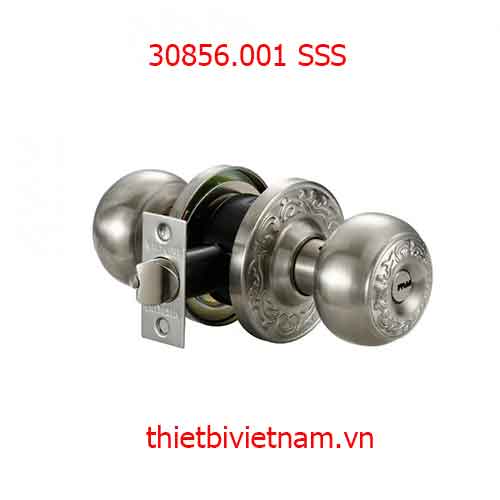 Khóa tay nắm tròn hợp kim kẽm có chìa VICKINI 30856.001 SSS