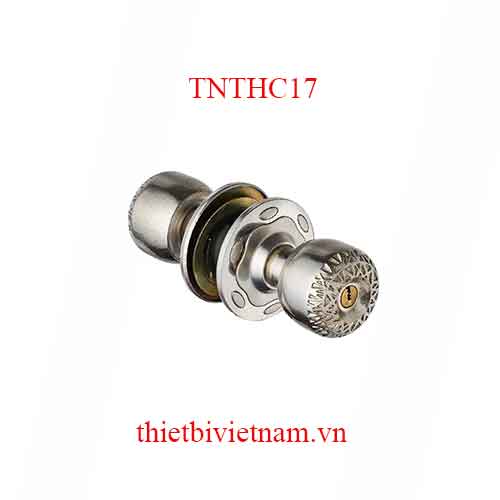 Khóa tay nắm tròn hợp kim kẽm, ổ chìa đồng thau TNTHC17