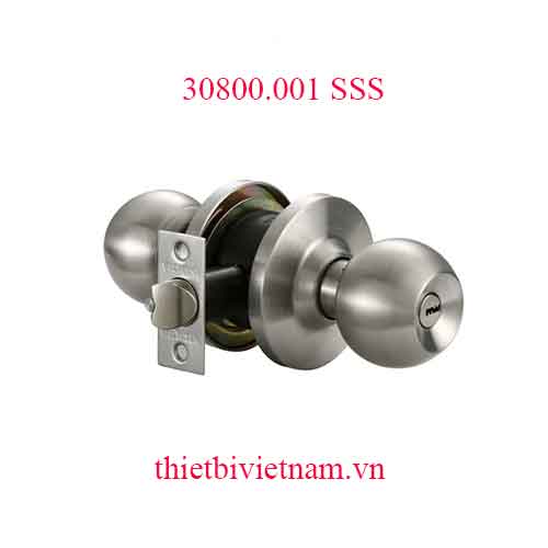 Khóa tay nắm tròn inox 304 có chìa 30800.001 SSS