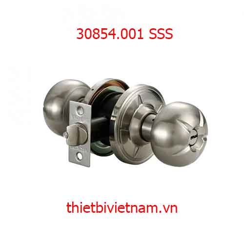 Khóa tay nắm tròn inox 304 có chìa VICKINI 30854.001 SSS