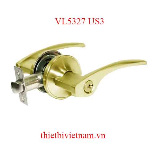 Khóa tròn tay gạt hợp kim kẽm Yale VL5327 US3