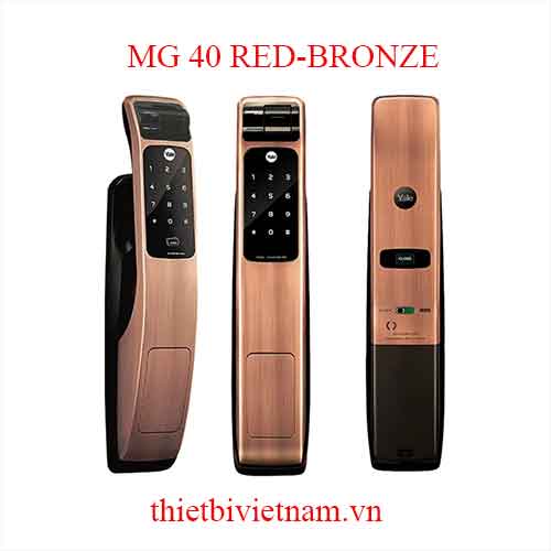 Khóa vân tay Yale YMG 40 RED-BRONZE