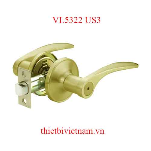 Khóa Yale VL5322 US3 tay hợp kim kẽm không chìa