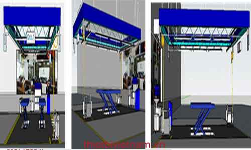Khoang giàn treo EM- Hệ thống ánh sáng tiêu chuẩn