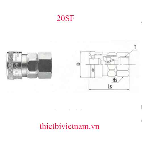 KHỚP NỐI HÃNG NITTO 20SF