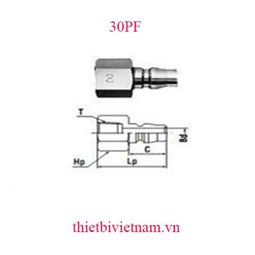 KHỚP NỐI HÃNG NITTO 30PF