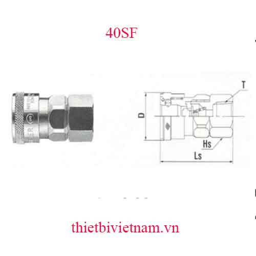 KHỚP NỐI HÃNG NITTO 40SF