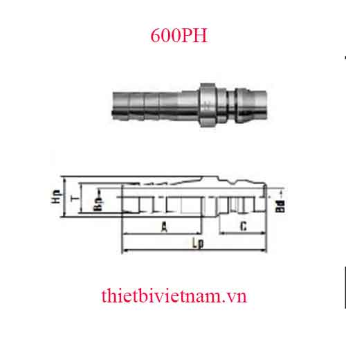 KHỚP NỐI HÃNG NITTO 600PH