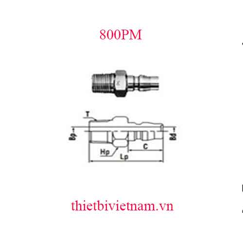 KHỚP NỐI HÃNG NITTO 800PM