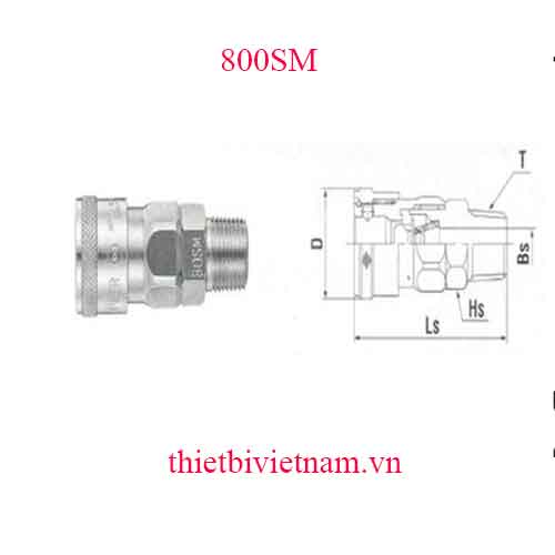 KHỚP NỐI HÃNG NITTO 800SM