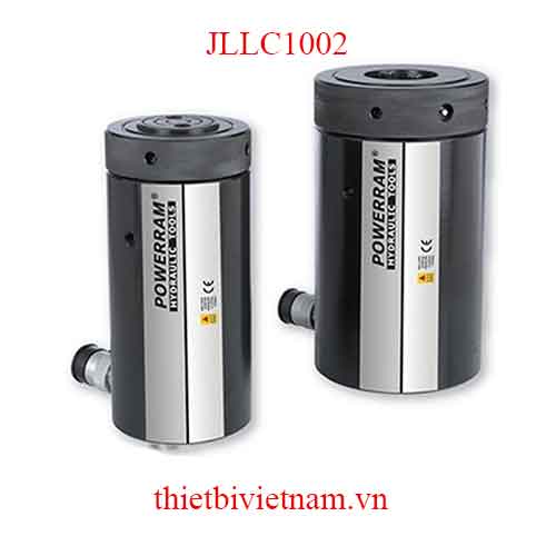 Kích thủy lực 100 tấn, 1 chiều, hồi về bằng tải hãng Powerram JLLC1002