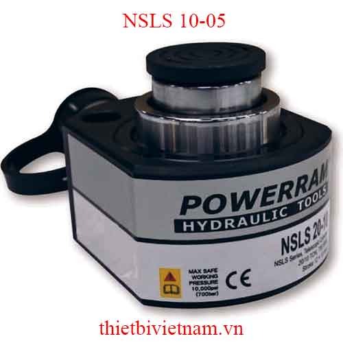 Kích thủy lực 2 tầng kiểu Telescopic 10 tấn hãng Powerram Taiwan NSLS 10-05