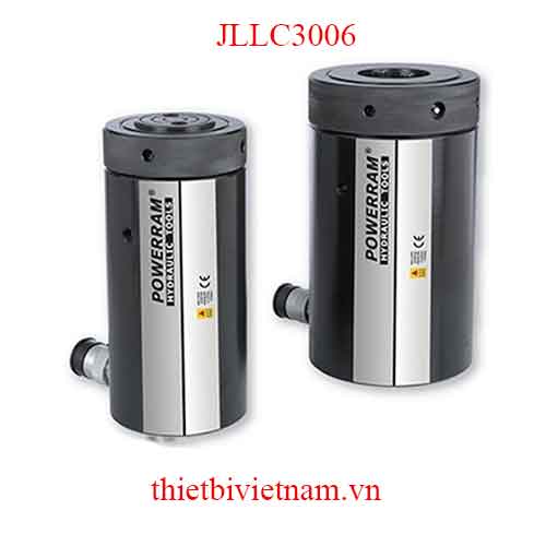 Kích thủy lực 300 tấn, 1 chiều, hồi về bằng tải hãng Powerram JLLC3006