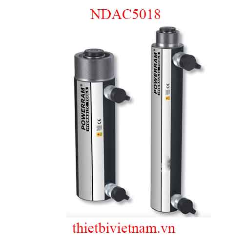 Kích thủy lực hai chiều, tải trọng 50 tấn hãng Powerram NDAC5018