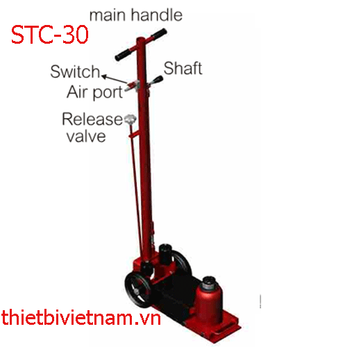 KÍCH THỦY LỰC KHÍ NÉN 30 TẤN SUNRUN STC-30