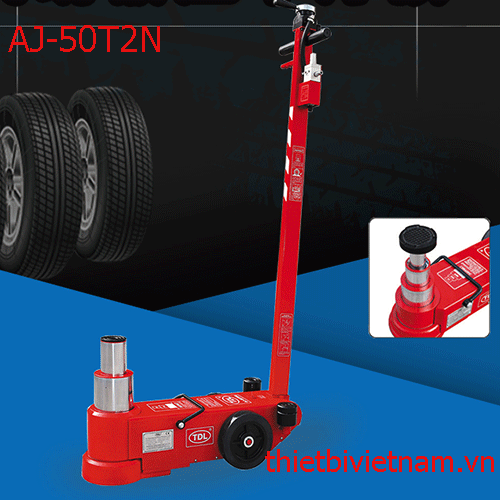 KÍCH THỦY LỰC KHÍ NÉN CÓ BÁNH XE ĐẨY TDL AJ-50T2N