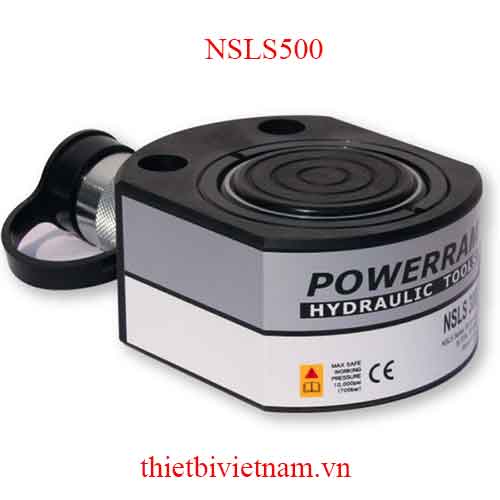 Kích thủy lực lùn 50 tấn hãng Powerram Taiwan model NSLS500