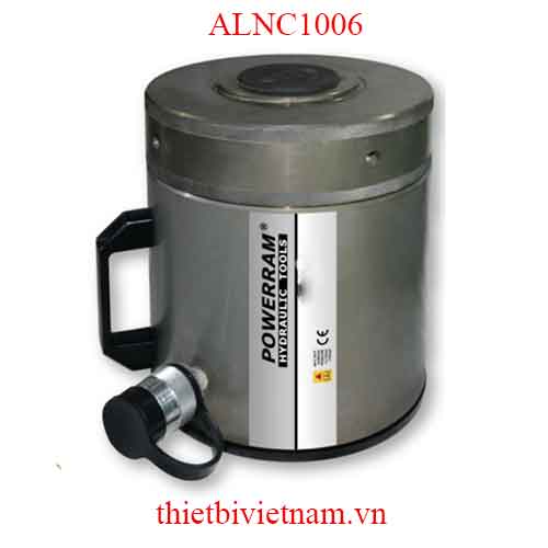Kích xylanh thủy lực vỏ nhôm, tải trọng 100 tấn, một chiều Powerram ALNC1006